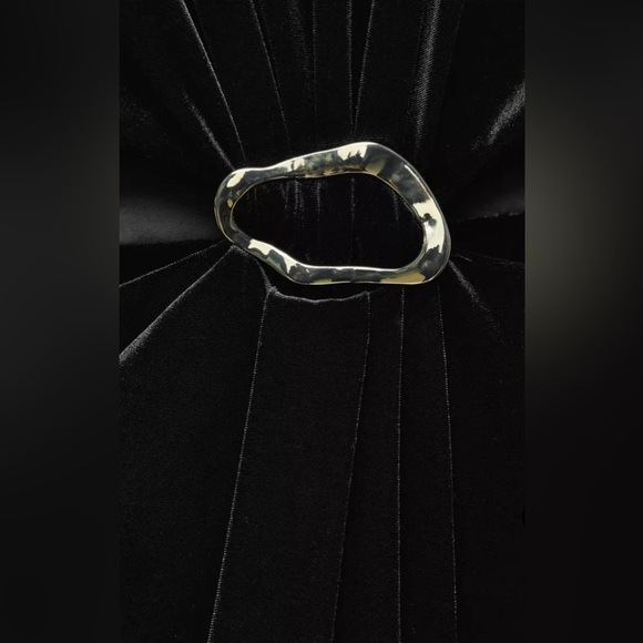 🔥🔥Zara Velvet midi dress with buckle - Picture 7 of 7